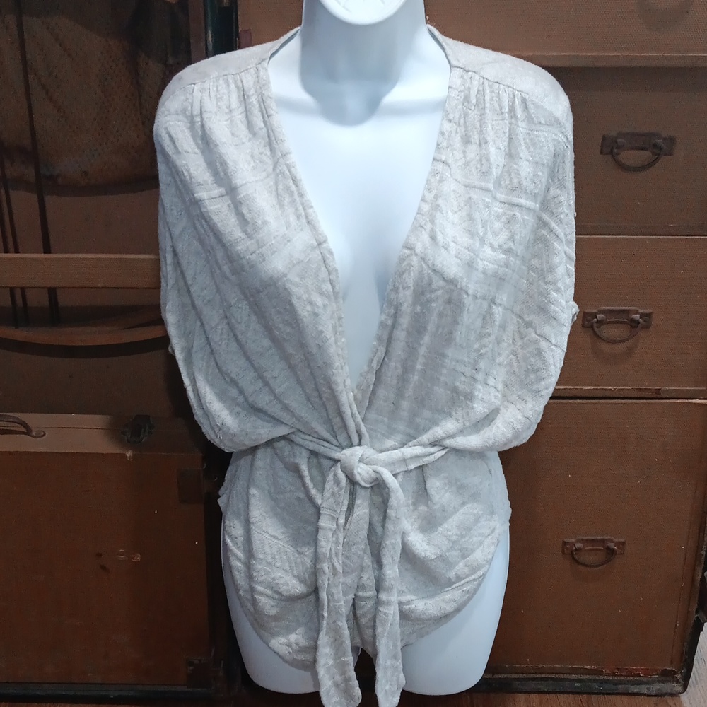 MOTH CARDIGAN SHORT SLEEVE SWEATER.  #5286